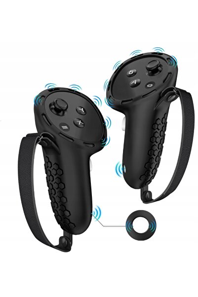 EtuiTab Huse și gripuri din silicon pentru controlerele Oculus Meta Quest 3S ...