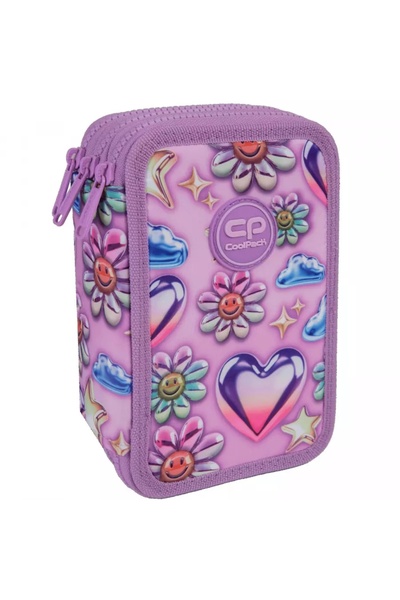 NO BRAND COOLPACK TRUȘĂ TRIPLĂ PENTRU CREIOANE CU BALEONE, ECHIPATĂ pentru fete