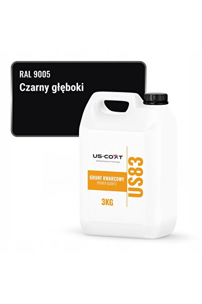 NO BRAND QUARTZ GRUNT PENTRU VOPSIT SILICON Negru Deep RAL9005 3KG PRODUCĂTOR