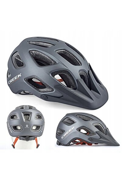 NO BRAND AUTHOR Creek Gray Cască de bicicletă MTB (Mărimea L)