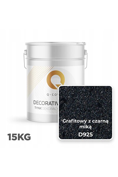 NO BRAND DECORATIV TINKE CULOARE GRAFIT GRANULAT CU MICĂ NEAGRĂ D925 15kg