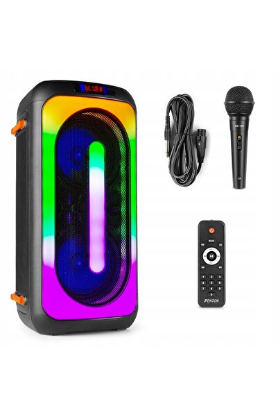 NO BRAND BoomBox, lumini LED pentru petrecere, baterie, stereo, împerechere, ...