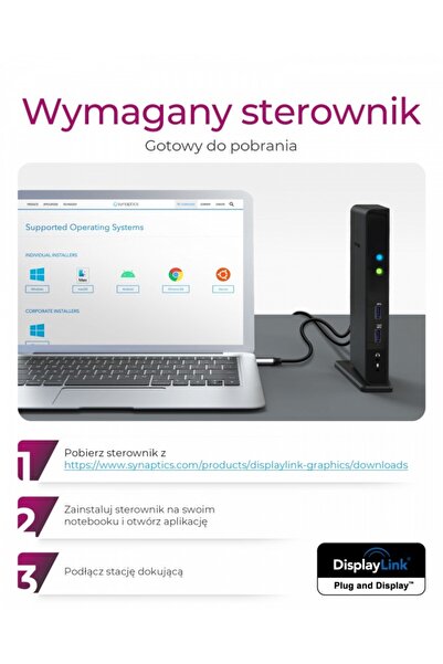 NO BRAND ICY BOX stație de andocare USB, HDMI, RJ 45, DVI