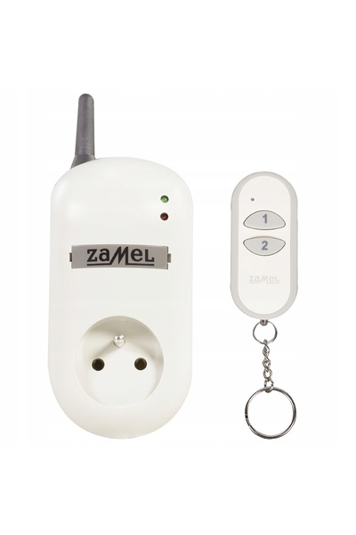 ZAMEL Priză cu telecomandă, albă, EXTA FREE
