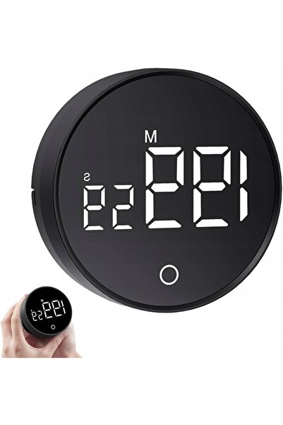 NO BRAND Cronometru digital de bucătărie LED magnetic 60 de minute Pomodoro p...