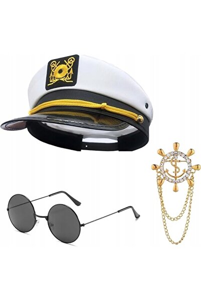 NO BRAND PĂLĂRIE DE CAPITAN ACCESORII COSTUM PETRECERE MARINĂRE COSPLAY