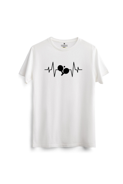 hakuof Cotton Table Tennis Printed T-Shirt Table Tennis