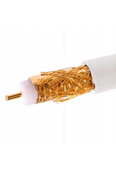 NO BRAND Cablu coaxial de cupru pentru antenă 25m