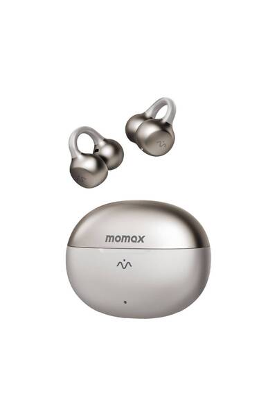 Momax VIBE CLIP M.IN.D True Wireless ENC Open Ear Bluetooth Kulaklık Titanyum