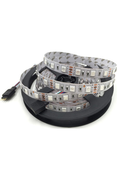 NO BRAND SET DE BENZI LED RGB 5050 60/M, 5 m, + SURSA DE ALIMENTARE, TELECOMANDĂ