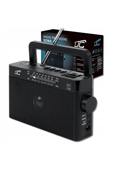 LTC Radio portabil cu baterii, Bluetooth, rețea, baterii încorporate.