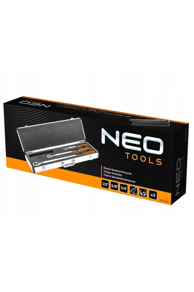 NEO Tools SET DE CHEI NEO 3 CHEI DINAMICE BIDIRECȚIONALE 1/2 1/4 3/8 08-845