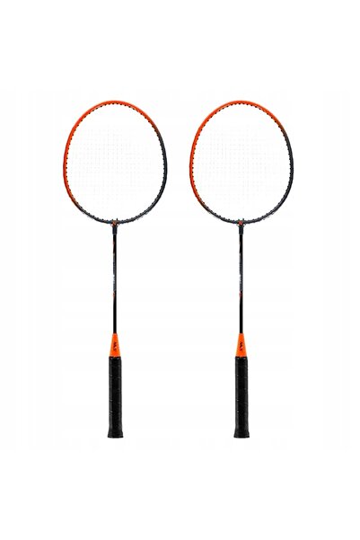 NİLSU Rachete Palete Fluturași Set Mare Cu Plasă Pentru Jocul de Badminton NI...