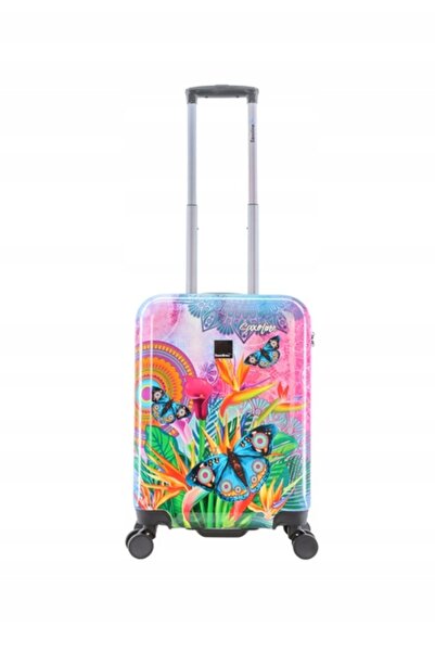 NO BRAND Valiză de cabină Saxoline Butterfly Natur 55 cm