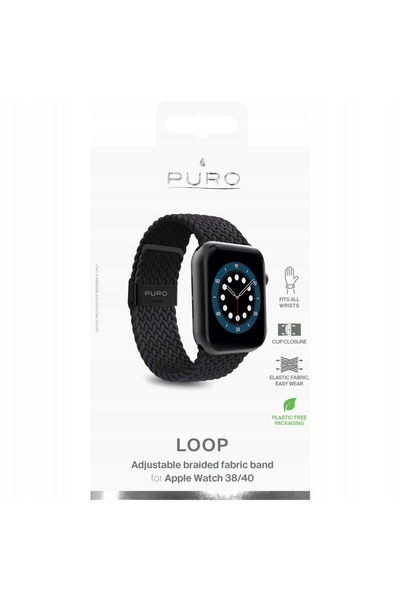 NO BRAND CUREA ELASTICĂ DIN NYLON PUR PENTRU APPLE WATCH 38 40 41 MM, ELASTIC...