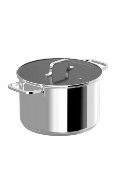 Berghoff Oală cu capac Helix 24cm, 6 L Oțel inoxidabil