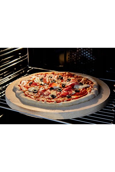 NO BRAND Piatră de copt pentru cuptor de pizza Viaggio 35 cm +Placă +Lingură ...