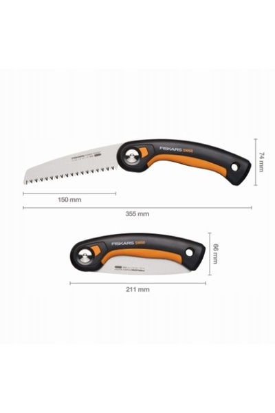 FiSKARS SW68 15CM POWERTOOTH FERĂSĂC PLIABILĂ PENTRU RAMURI ȘI TĂRĂȘI, FERĂSĂ...
