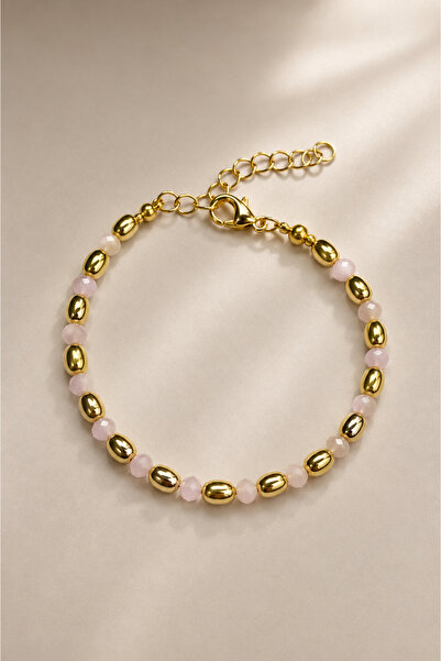 Alexis Carrel Mona Gold Powder Beaded Women's Bracelet