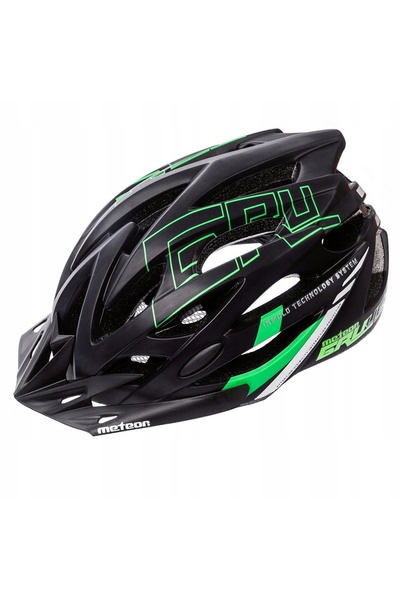Meteor Cască de ciclism reglabilă GRUVER M 55-58cm, orificii de ventilație ti...