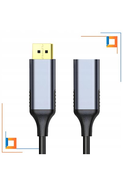 NO BRAND CO2 ADAPTER DISPLAYPORT LA HDMI 2.1 CABLU DP - HDMI FHD 240HZ 8K 60H...