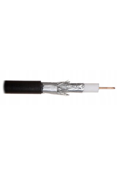 NO BRAND Cablu Antenă RG6 Tri-shield cu gel 300m Coaxial Cupru PE cu gel