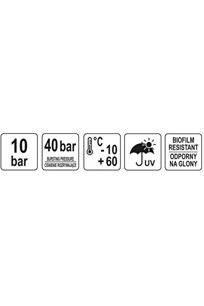 Flo Furtun de grădină 5 straturi 1/2 " 25m rezistent