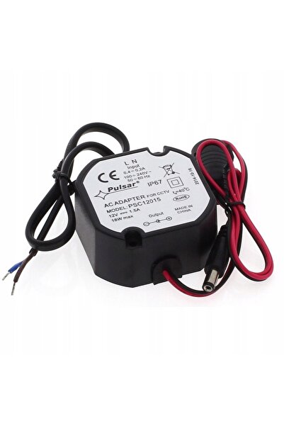 Pulsar Sursă de alimentare accesoriu pentru camere CCTV 1,5 A / 12 V