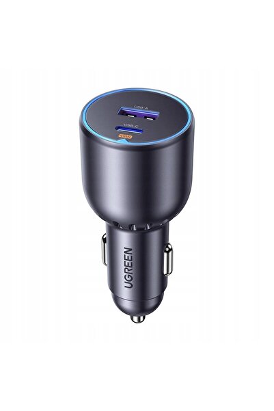 Ugreen ÎNCĂRCĂTOR AUTO USB + USB-C 63W PENTRU IPHONE 12 13 14