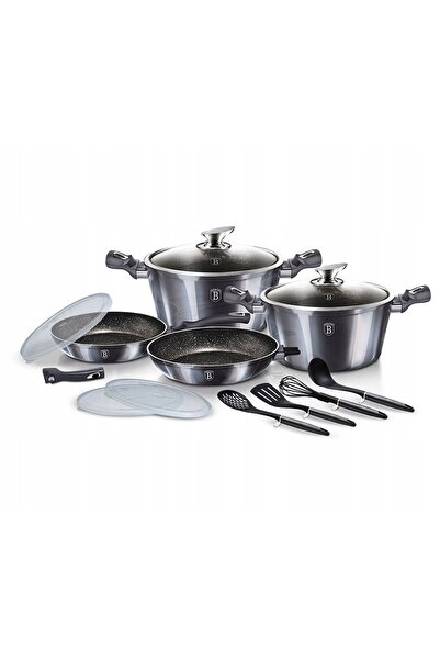 Berlinger Haus SET COMPLET DE OALE 13EL. Garnitură de gătit cu inducție și gaz