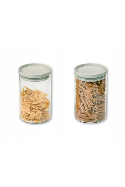 Kesper Recipient din sticlă cu capac 800 ml x2