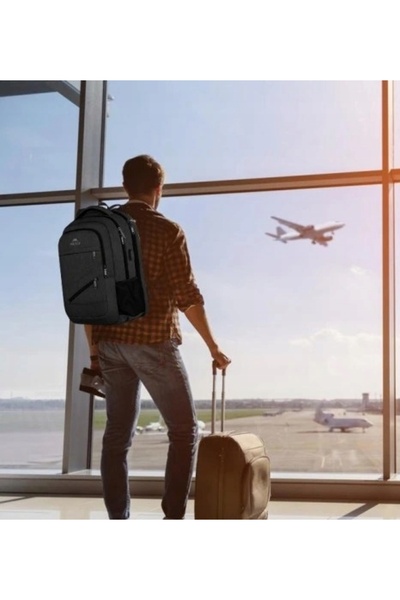 MATEIN Rucsac mare de școală pentru laptop, elegant, din material rezistent, ...