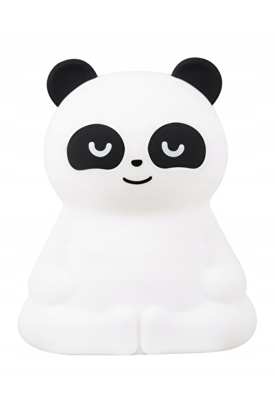 NO BRAND Lampă de veghe pentru copii, din silicon colorat, cu design panda am...