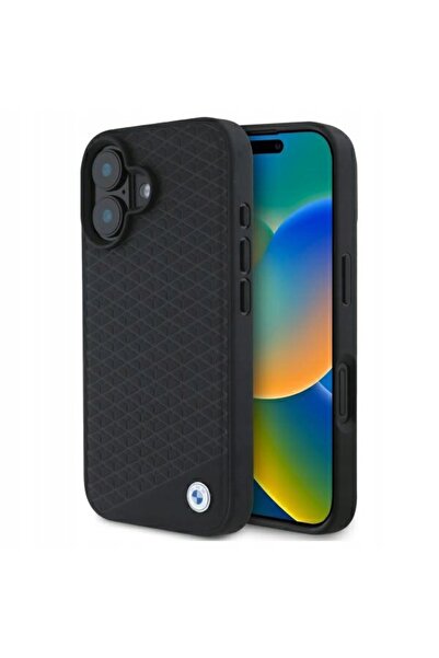 BMW Husă de protecție pentru iPhone 16, Husă, Husă din piele, Capac spate tel...