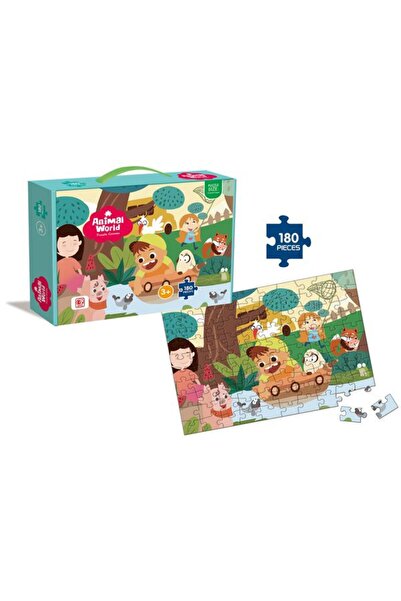 PlayFun Puzzle 180pcs Spring 88285 - Jucarie pentru Copii, Dezvolta Logica, R...