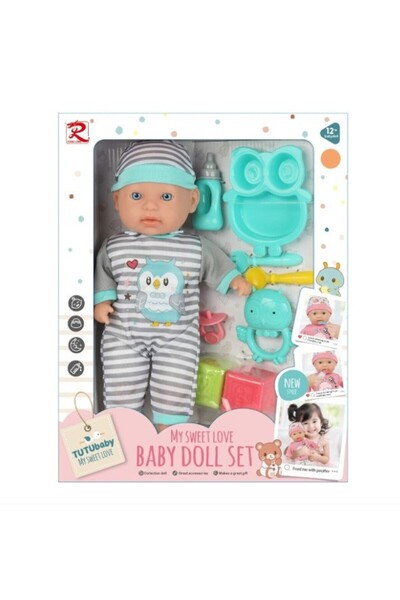 PlayFun Bebe Soft 13', Bebelus accesorii sweet love micuței tale - Jucarie pe...