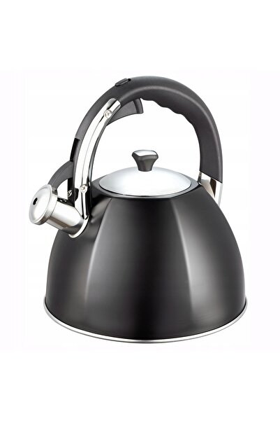 NO BRAND Fierbător tradițional cu fluier 3,2L Inducție Gaz inox