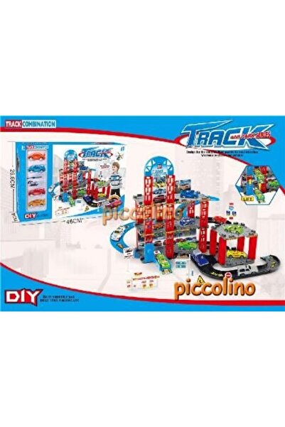 PlayFun Πίστα με 4 αυτοκίνητα 299 - Παιχνίδι για παιδιά, Ρεαλιστικός σχεδιασμ...