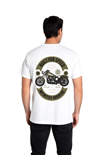 PayBuy Designed for Speed Motorcycle Printed Men's T-Shirt