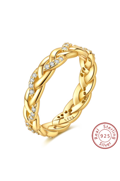 Choice55 6 KTR125-GD Rings 925 Sterling Silver Gold Star Moon Heart Watch Fir...