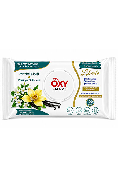 Genel Markalar Mr. OXY Smart Çok Amaçlı Yüzey Temizlik Havlusu 100 Adet – Por...
