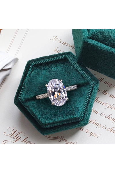 Choice19 8 Silver 2 carats 925 Sterling Silve Zirconia 1-4.5CT Gorgeous Shiny...