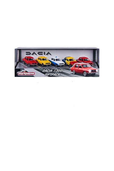 Simba Majorette Dacia 1300 Set de 5 mașini metalice Scară 1:64