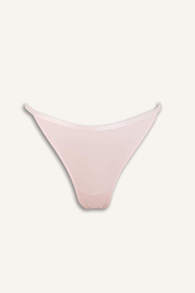DeFacto Lace Detailed Satin Brazilian Panties G1140Ax26Au