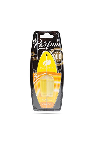 PALOMA Odorizant auto, Duo Vanilie și Cocos, 2x3 ml