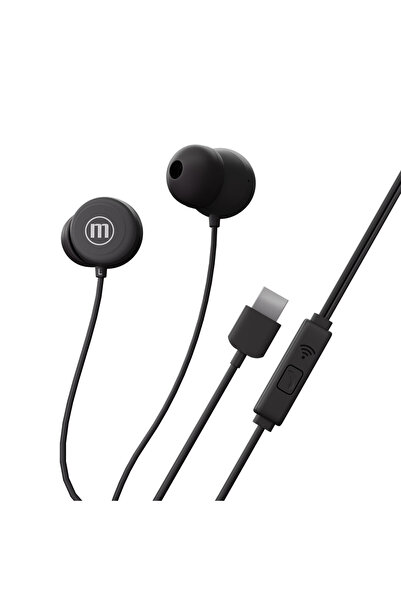 Maxell INBAX Ενσύρματα ακουστικά USB C, ακουστικά εντός του αυτιού με μικρόφω...