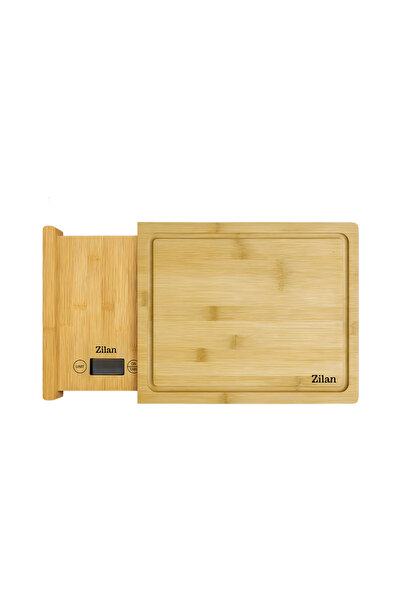 Zilan Tocator Bambus & Cantar Bucatarie ZLN8988, afisaj LED, 32 x 23cm
