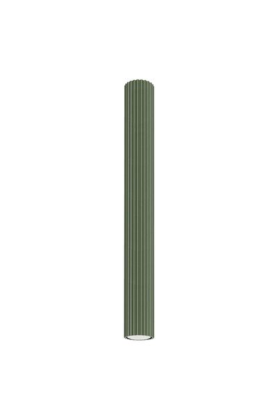 SOLLUX Lampă de tavan KARBON 60, verde măsliniu
