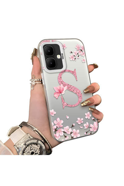Hontinga Tecno Spark Go 2 Compatible Silicone Edge Hard Back Case Couple Phon...