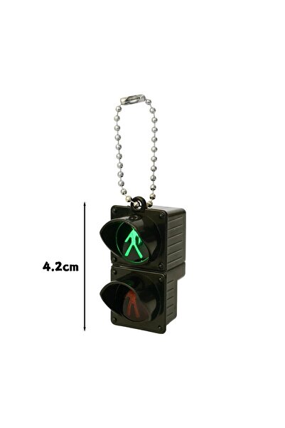 Choice 1Pcs A2 1/2Pcs New Fashion 3D Traffic Light Keychain Funny Creative Ba...